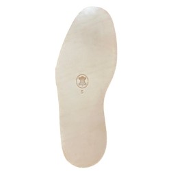 SUELAS COMPLETAS CUERO NATUR 100% 5.0 MM.(PAR)