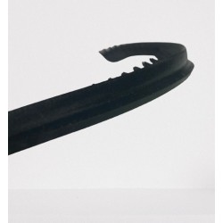 CERCO SUELA GOMA BORDO BISELN NEGRO (B) (METROS)