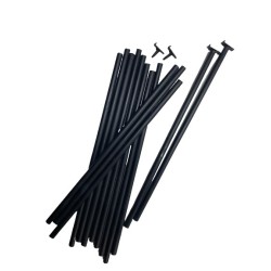 PERNITO VARILLA PLASTICO 24CM C/TERMINAL (CAJA 200 UDS)