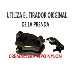 CURSOR SIN TIRADOR CREMALLERA NYLON N5 FRENO