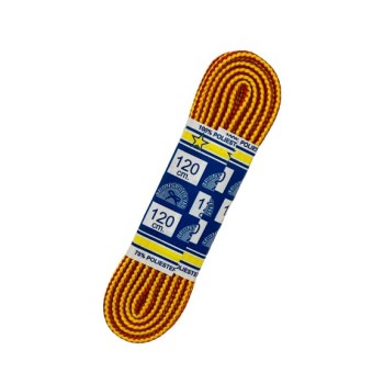 CORDONES TRANSPARENT GRUESO 168/120CM. ROJO/AMARILLO