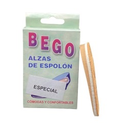 ALZAS BEGO ESPECIAL ESPOLON PIEL (PAR)
