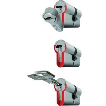 MAUER DOBLE CILINDRO ELITE 2 -RED LINE- 41X51 NIQ