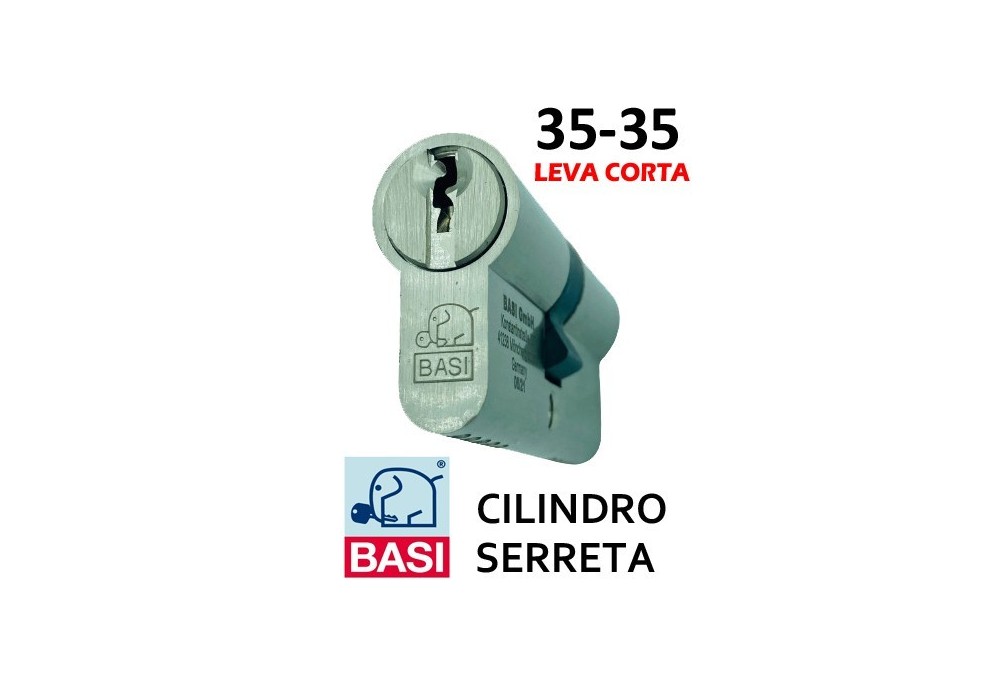 BASI CILINDRO SEGURIDAD LEVA CORTA 35X35 NIQ