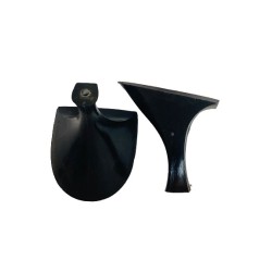 TACONES SEÑORA REF. 50 307 PLASTICO NEGRO  (PAR)