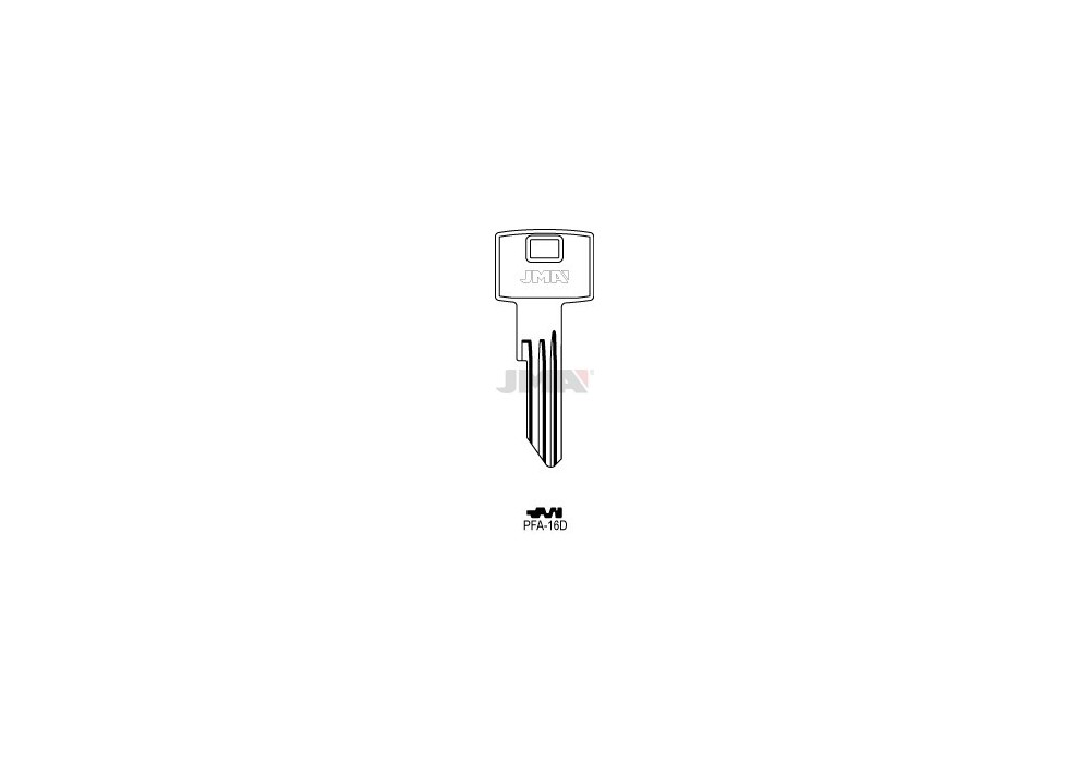 LLAVE JMA ACERO PFA 16D (C)