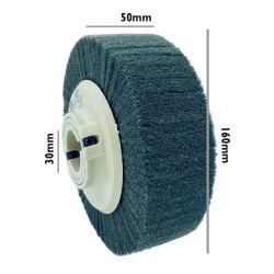 RODILLO FIBRA SCOTCH ROJA 160x50 EJE 30