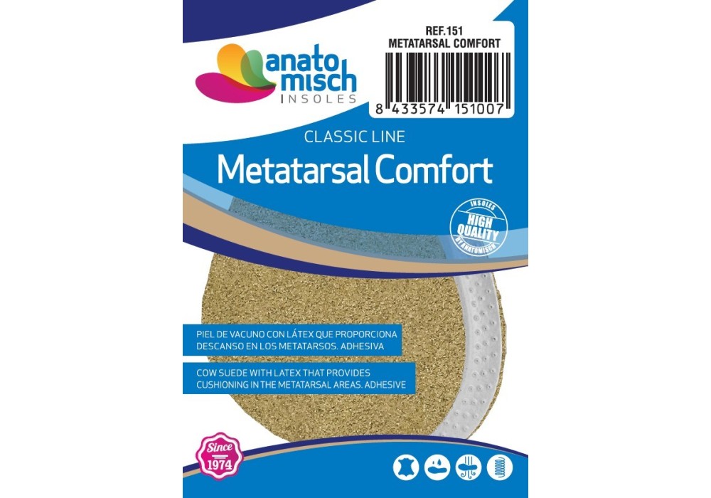 MEDIA PLANTILLA ANATOMISCH METATARSAL COMFORT 151 (PAR)