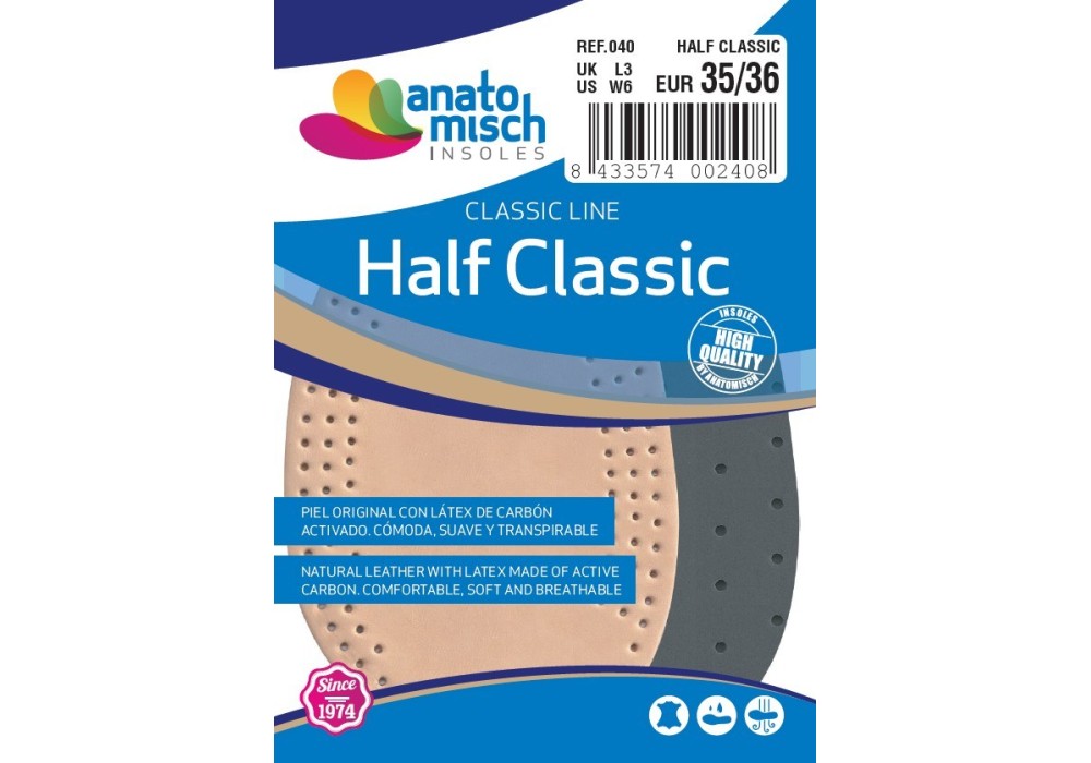 MEDIA PLANTILLA ANATOMISCH LEATHER/SANITIZED (PAR)