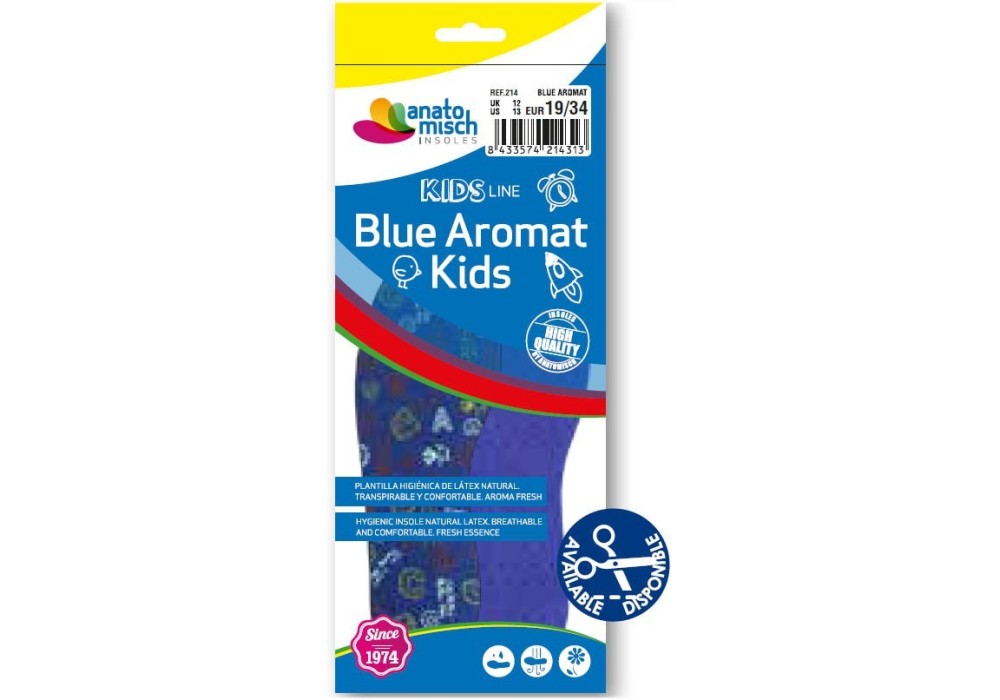PLANTILLAS ANATOMISCH KIDS BLUE AROMA RECORTABLE (PAR)