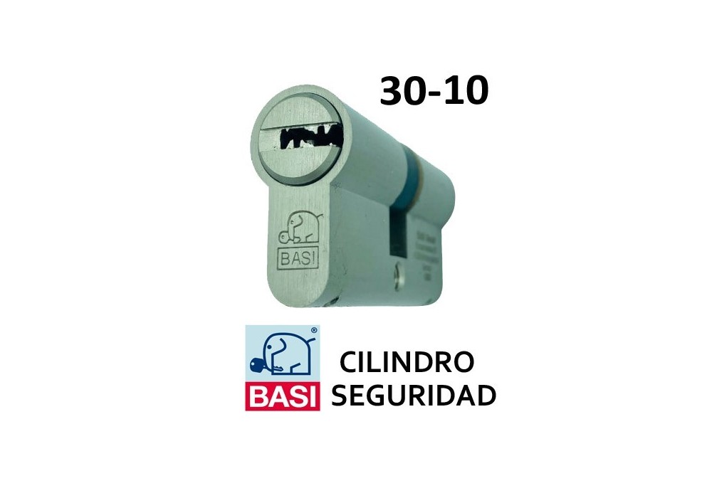 BASI CILINDRO SEGURIDAD LEVA CORTA 30X10 NIQ