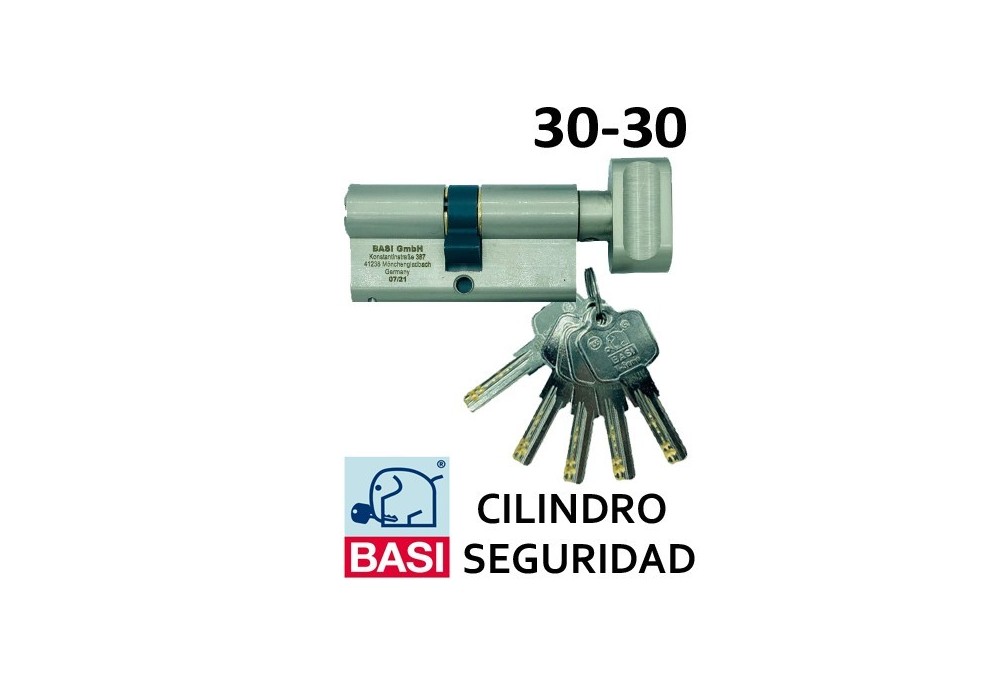 BASI CILINDRO SEGURIDAD POMO 30X40 NIQ