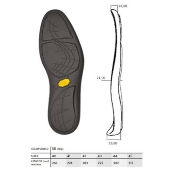 PISO VIBRAM 2141 PELICAN NEGRO (PAR)