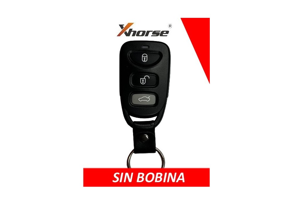 XH21RC - TELEMANDO XHORSE 3 BOTONES TIPO LLAVERO HYUNDAI SIN BOBINA