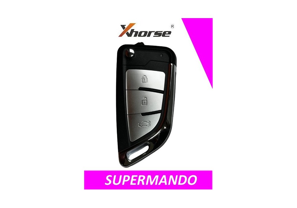 XH24RC - TELEMANDO PLEGABLE 3 BOTONES XHORSE TIPO VELA SUPER MANDO