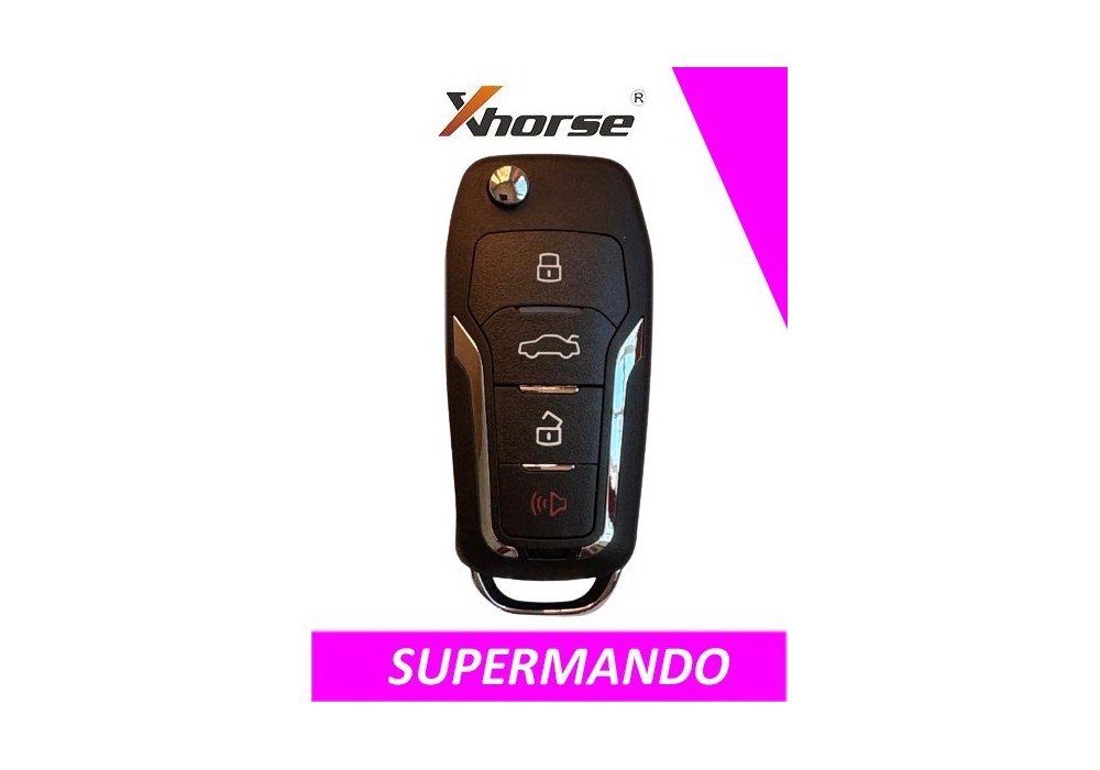 XH25RC - TELEMANDO PLEGABLE 3 BOTONES XHORSE TIPO FORD SUPER MANDO