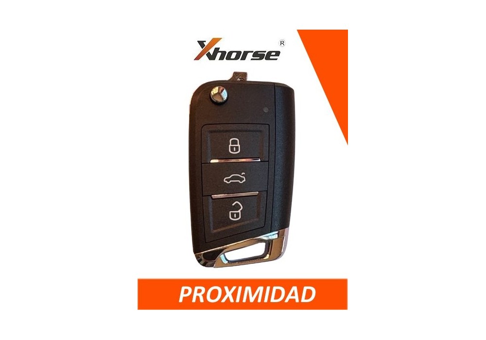 XH13RC - TELEMANDO KEYLESS 3 BOTONES XHORSE TIPO MQB PROXIMIDAD