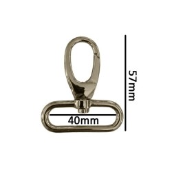 MOSQUETON BOLSO ZAMACK 81-40MM.