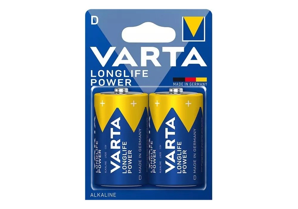 VARTA PILA ALCA. LONGLIFE POWER LR20 -D- (2UDS) c-10