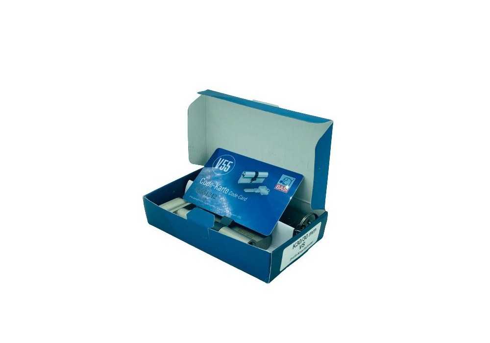 BASI CILINDRO SEGURIDAD DOBLE EMBRAGUE LEVA CORTA 40X50 NIQ