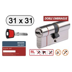 MAUER CILINDRO DOBLE EMBRAGUE ELITE 2 -RED LINE- 31X31 LAT