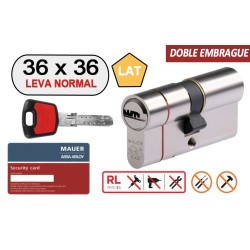 MAUER CILINDRO DOBLE EMBRAGUE ELITE 2 -RED LINE- 36X36 LAT
