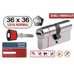 MAUER CILINDRO DOBLE EMBRAGUE ELITE 2 -RED LINE- 36X36 NIQ