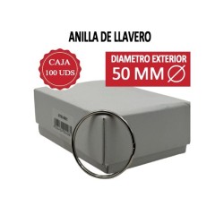 BASI ANILLAS LLAVERO 50MM (EXTERIOR) -CAJA 100 UDS-