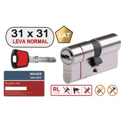 MAUER DOBLE CILINDRO ELITE 2 -RED LINE- 31X31 LAT