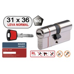 MAUER DOBLE CILINDRO ELITE 2 -RED LINE- 31X36 NIQ