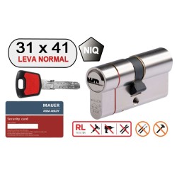 MAUER DOBLE CILINDRO ELITE 2 -RED LINE- 31X41 NIQ