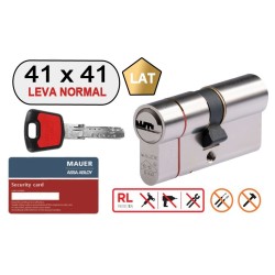 MAUER DOBLE CILINDRO ELITE 2 -RED LINE- 41X41 LAT