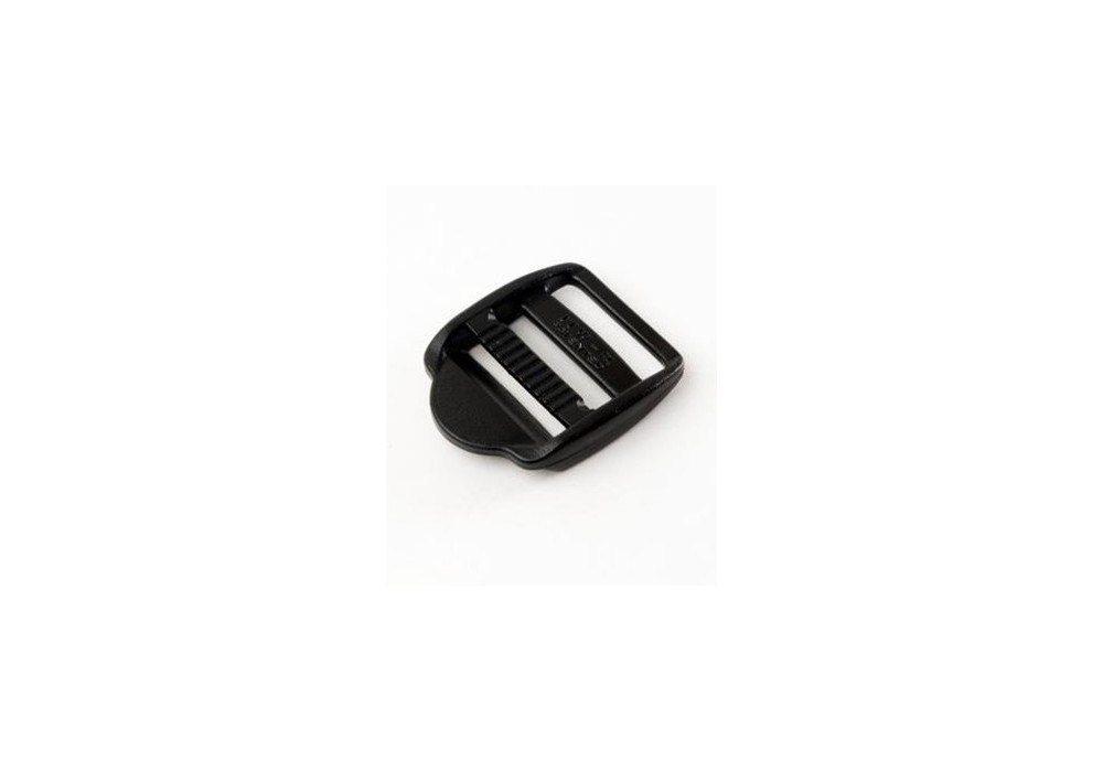 HEBILLA CORREDERA PLASTICO TRIPLE NEGRO LL (UNIDAD)