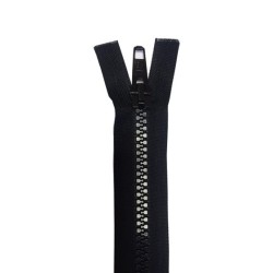 CREMALLERA PLASTICO Nº9 NEGRA C/SEP. 90CM.