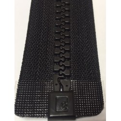 CREMALLERA PLASTICO Nº9 NEGRA C/SEP. 90CM.