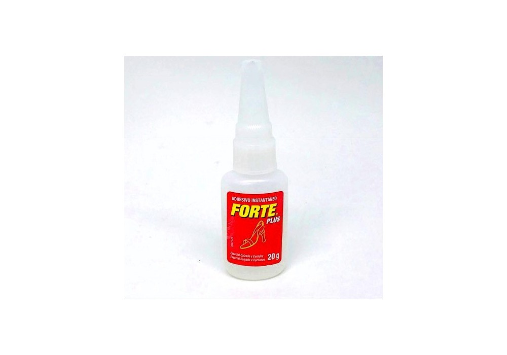 PEGAMENTO CIANOCRILATO FORTE PLUS 20 GRS.