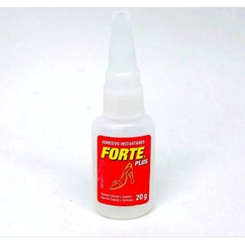 PEGAMENTO CIANOCRILATO FORTE PLUS 20 GRS.