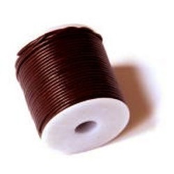 CORDON CUERO REDONDO 1.5 MM (ROLLO 25 MTRS)