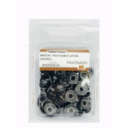 BROCHE  PACK 8100/5 LATON (25UDS.)