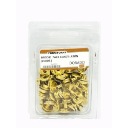 BROCHE  PACK 8100/5 LATON (25UDS.)