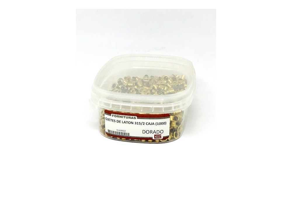 OJETES DE LATON 315/2 CAJA (1000)