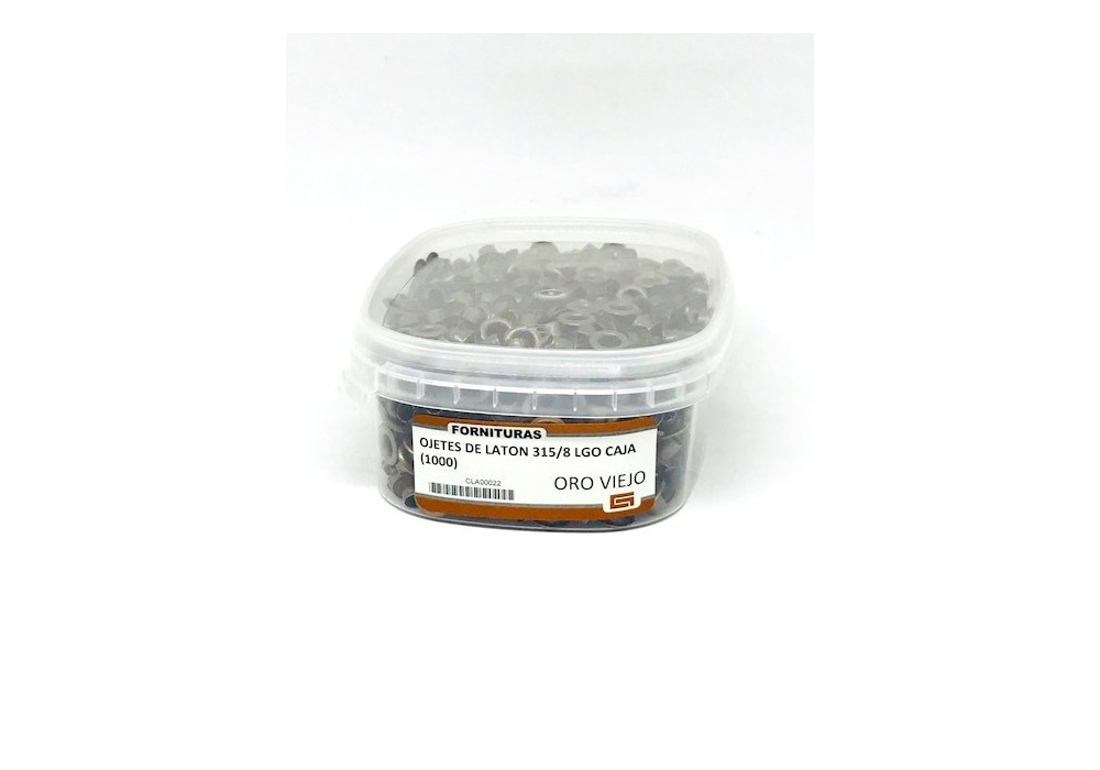 OJETES DE LATON 315/8 LGO CAJA (1000)
