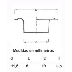 OLLAOS LATON 115/25 (1000 uds.)