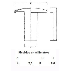 REMACHES RAPID DORADOS 4X8X8 (CAJAS 1000)