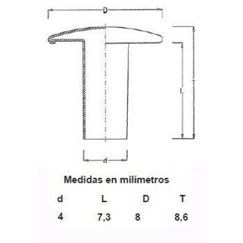 REMACHES RAPID DORADOS 4X8X8 (CAJAS 1000)