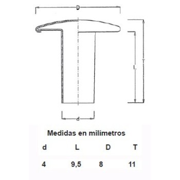 REMACHES RAPID NIQUEL 4X10X8 (CAJAS 1000)