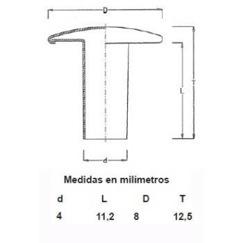 REMACHES RAPID NIQUEL 4X12X8 (1000)