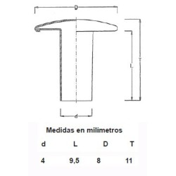 REMACHES RAPID ORO VIEJO 4X10X8 (CAJAS 1000)