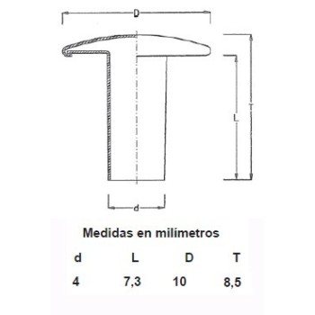 REMACHES RAPID PAVON. 4X8X10 (CAJAS 1000)
