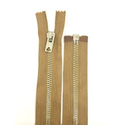 CREMALLERA METAL Nº5 C/SEP.80CM. (DIENTE NIQUEL)